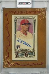 2025 Topps Allen & Ginter Samuel Aldegheri Framed Mini Autographs #MA-SA RC Angels