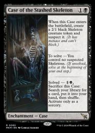 【MKM】【ENG】【Foil】《謎の骸骨の事件/Case of the Stashed Skeleton》