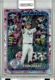 2024 TOPPS NPB CHROME ベースボールカード 外崎修汰 #158 Cherry Blossom Refractors【04/15】 西武