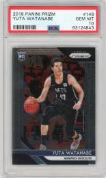 渡邊雄太prizm gold /10 panini ゴールドプリズム10シリ