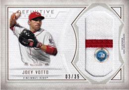 2019 Topps Definitive Collection  Cincinnati Reds Joey Votto Jumbo Relics 03/35