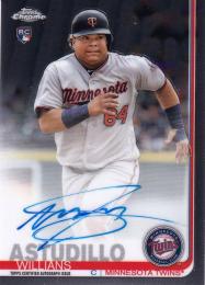 2019 Topps Chrome Minnesota Twins Willians Astudillo Rookie Autographs