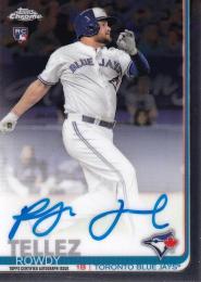 2019 Topps Chrome Toronto Blue Jays Rowdy Tellez Rookie Autographs