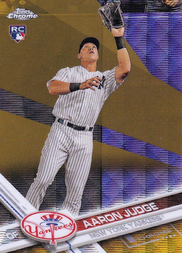 ミントモール / MINT 浦和店 / 2017 Topps Chrome New York Yankees Aaron Judge Base  Gold Refractorsパラレル版 36/50