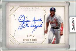 2019 Topps Definitive Collection Ozzie Smith #DCA-OS Autographs【09/25】 Cardinals