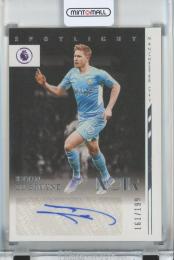 2021-22 Panini Chronicles Kevin De Bruyne Noir Spotlight Signatures【161/199】 Manchester City Football Club