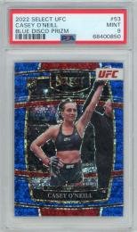 2022 PANINI Select UFC Casey O'neill Prizms Blue Disco #53【48/49】【PSA9】