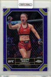 2024 TOPPS Chrome UFC Zhang Weili Purple Refractors #200