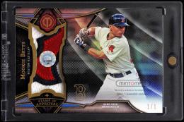 2016 Topps Tribute #SOAMB Mookie Betts Stamp of Approval Relics Black【1/1】 Boston Redsox