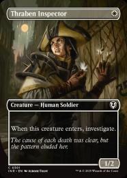 【INR】【ENG】【Foil】〈301-C-W〉《スレイベンの検査官/Thraben Inspector》ボーダーレス版