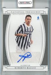 2020-21 Panini Chronicles National Treasures Soccer Roberto Baggio Treasured Signatures/#TS-RB【096/389】 Juventus