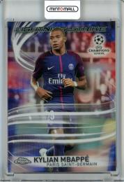 2017-18 Topps Chrome UEFA Champions League Soccer Kylian Mbappe Lightning Strike/#LS-KM