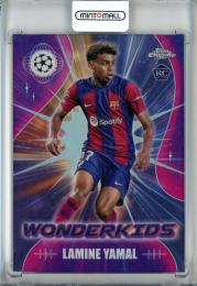 2023-24 Topps Chrome UEFA Club Competitions Lamine Yamal RC/Wonderkids/#WK-3 FC Barcelona