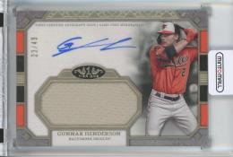 2024 Topps Tier One Gunnar Henderson Autographed Tier One Relics Jumbo【23/49】 Baltimore Orioles