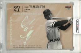 2021 BBM ルーキー伝説 山本浩二 スペシャル箔サインカード ホロ箔版【17/50】 広島