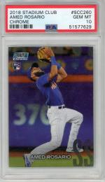 2018 TOPPS STADIUM CLUB Amed Rosario #SCC260【PSA10】 New York Mets