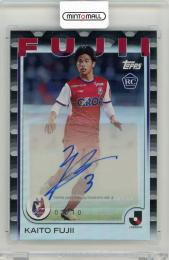 2025 TOPPS J. LEAGUE FLAGSHIP 藤井海和 Autographs Black Foil Parallels【2/10】 ファジアーノ岡山
