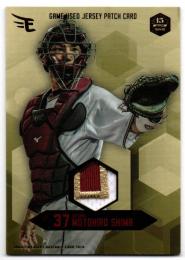 2019 東北楽天ゴールデンイーグルス球団オリジナル / 嶋基宏 ゲーム・ユースド・ジャージ・パッチカード 【32/60】