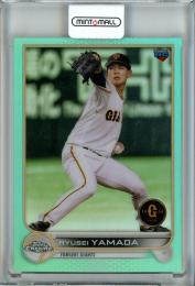 2022 Topps Chrome NPB Baseball 巨人 山田龍聖 Base, Aqua Parallel 117/199