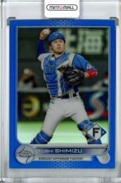 2022 Topps Chrome NPB Baseball 北海道日本ハム 清水優心 Base, Blue Parallel 018/150