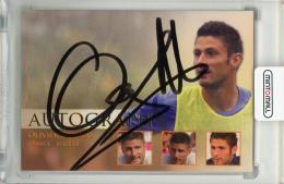 2013 Futera World Football Unique Olivier Giroud Autographs【54/55】