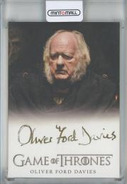 2019 Rittenhouse Game of Thrones Oliver Ford Davies Autographs Gold