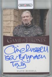 2019 Rittenhouse Game of Thrones Clive Russell as Ser Brynden Tully Autographs
