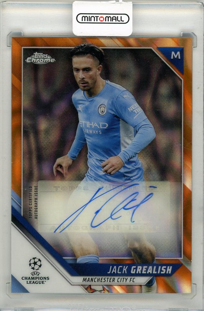 ミントモール / MINT 三宮店 / 2021 Topps Chrome UEFA Champions League Jack Grealish  Autographs / Orange ※裏面左側に傷あり