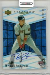 2007 UPPER DECK Spectrum Ryan Zimmerman Rookie Retrospectrum Signatures #RZ【074/199】 Washington Nationals