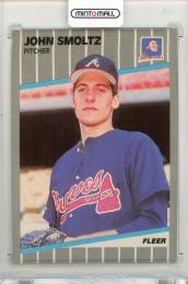 1989 FLEER John Smoltz #602 RC《やや難あり》 Atlanta Braves