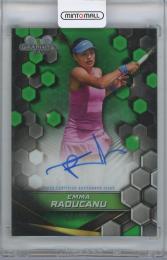 2024 TOPPS Graphite Graphite Signatures Green Refractors / EMMA RADUCANU 【69/75】
