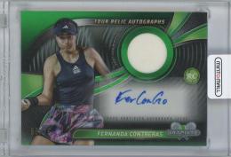 2024 TOPPS Graphite Tour Relic Autographs Green Refractors / FERNANDA CONTRERAS 【59/75】
