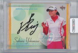 2011 BBM 女子プロゴルフセット- FAIRY ON THE FAIRWAY- / 横峯さくら 直筆サインカード 【19/50】
