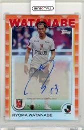 2025 TOPPS J. LEAGUE FLAGSHIP 渡邊凌磨 Autographs Orange Foil Parallels【2/25】 浦和レッズ