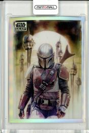 2022 TOPPS Star Wars Galaxy Chrome Mandalorian Mandalorian Visions #MN6