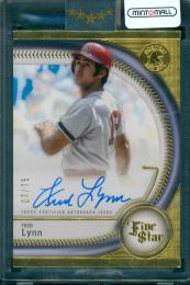 2025 Topps FIVE STAR HOBBY Fred Lynn 2025 Topps Five Star Baseball Autograph Aqua【7/75】 Boston Red Sox