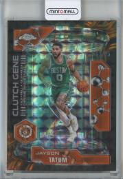 2025-26 Topps Chrome  Jayson Tatum Clutch Gene Orange Geometric Refractors #CG3【13/25】 Boston Celtics