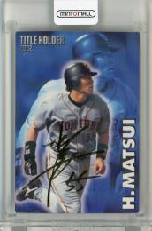 カルビー プロ野球チップス 2003 第1弾 松井秀喜 金箔サインカード《傷あり》 読売ジャイアンツ