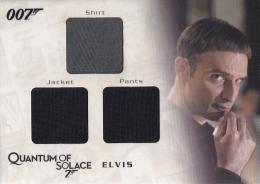2009 RITTENHOUSE James Bond Archives Relic / Elvis (Triple Costume) 【211/675】