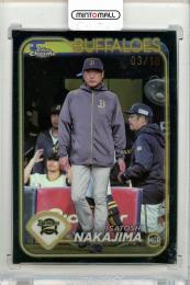 2024 TOPPS Chrome NPB  中嶋聡 Black Refractor【03/10】 オリックス・バファローズ