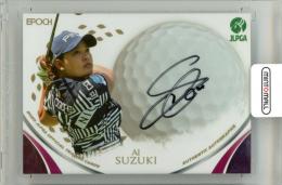 2020 EPOCH JLPGA オフィシャルカード 鈴木愛 #AG-SUA 直筆サインカード【09/90】