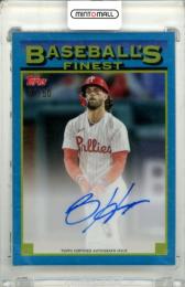 2024 Topps Finest Bryce Harper #93A-BH 1993 Finest Protoypes Autograph Card【02/50】 Phillies
