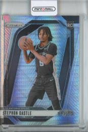 2024-25 Panini Prizm Stephon Castle Hyper #234  San Antonio Spurs