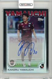 2025 TOPPS J. LEAGUE FLAGSHIP 山内翔 Autographs Black Parallels【9/10】 ヴィッセル神戸