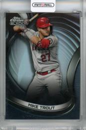 2022 Topps Chrome Black Mike Trout Refractor #4 ※傷あり【136/199】 Los Angeles Angels