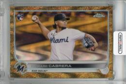 2022 Topps Gilded Collection Edward Cabrera RayWave Gold Etch #129 RC【20/25】 Miami Marlins