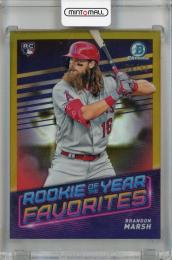 2022 Topps Bowman Brandon Marsh Rookie of the Year Favorites Gold #ROYF-3 RC ※初期傷あり【36/50】 Los Angeles Angels