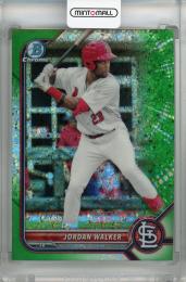 2022 Topps Bowman Jordan Walker Chrome Prospects Green Mini-Diamond #BCP-20 ※初期傷あり【77/99】 St. Louis Cardinals