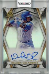 2022 Topps Bowman Chrome Nelson Velazquez Bowman Invicta Autographs #BIA-NVZ ※傷あり 【57/99】 Chicago Cubs