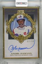 2022 Topps Gilded Collection Andre Dawson Gold Framed Hall of Famers Autographs #HAFA-AD 【52/99】 Montreal Expos